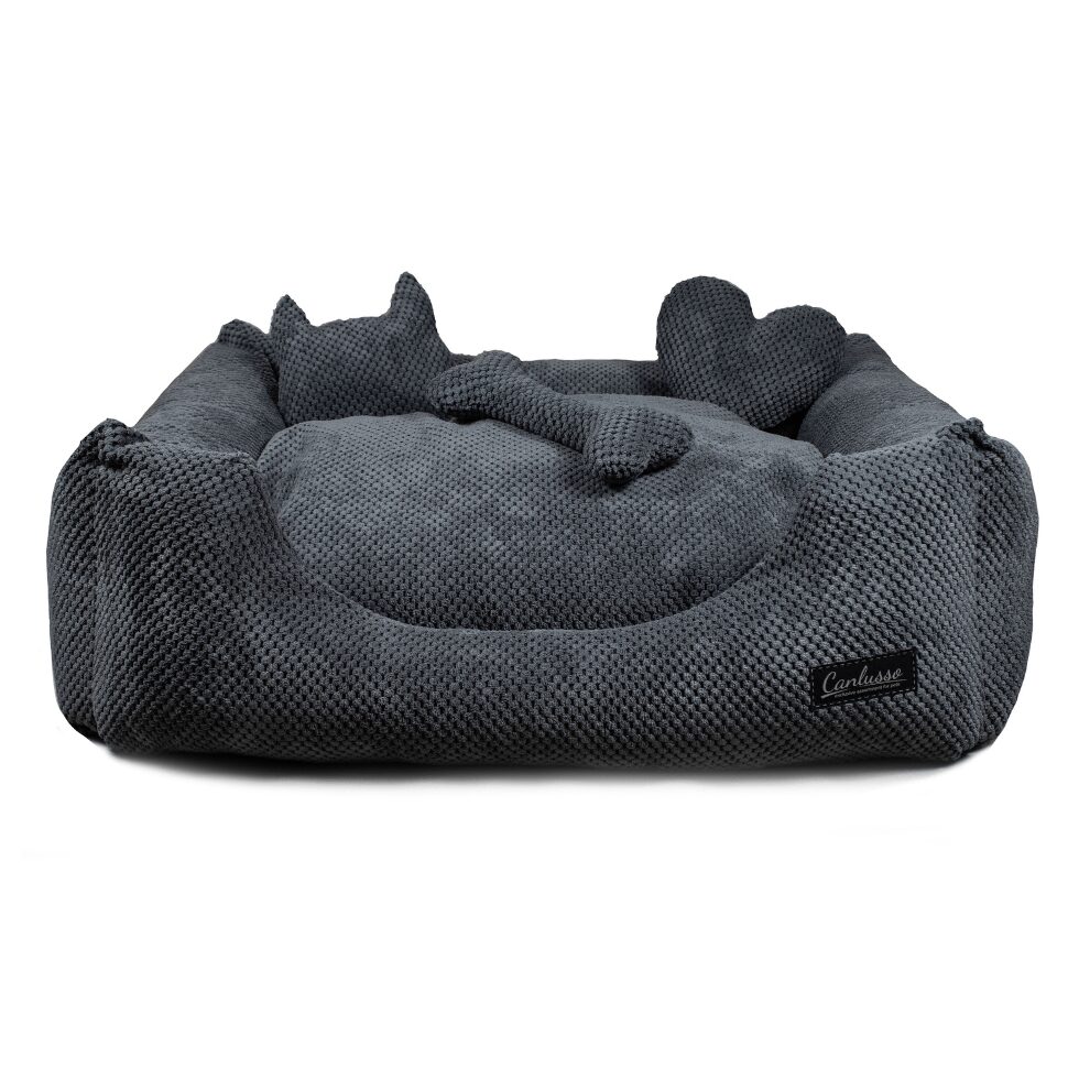 Legowisko dla psa - DOT - Ciemny szary