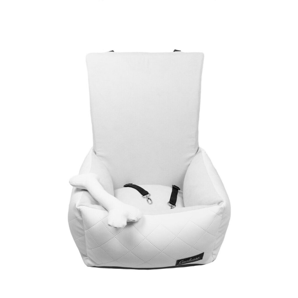 Biały Fotelik dla psa - Canlusso