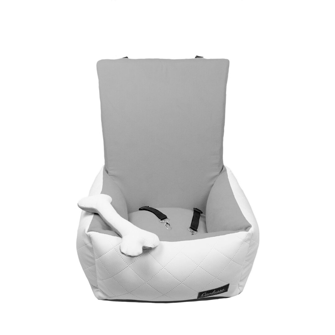 Fotelik dla małego psa - SUN - biały - Srebrny