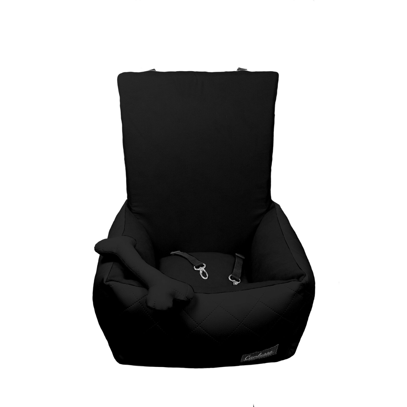 Fotelik dla małego psa - SUN - czarny - czarny