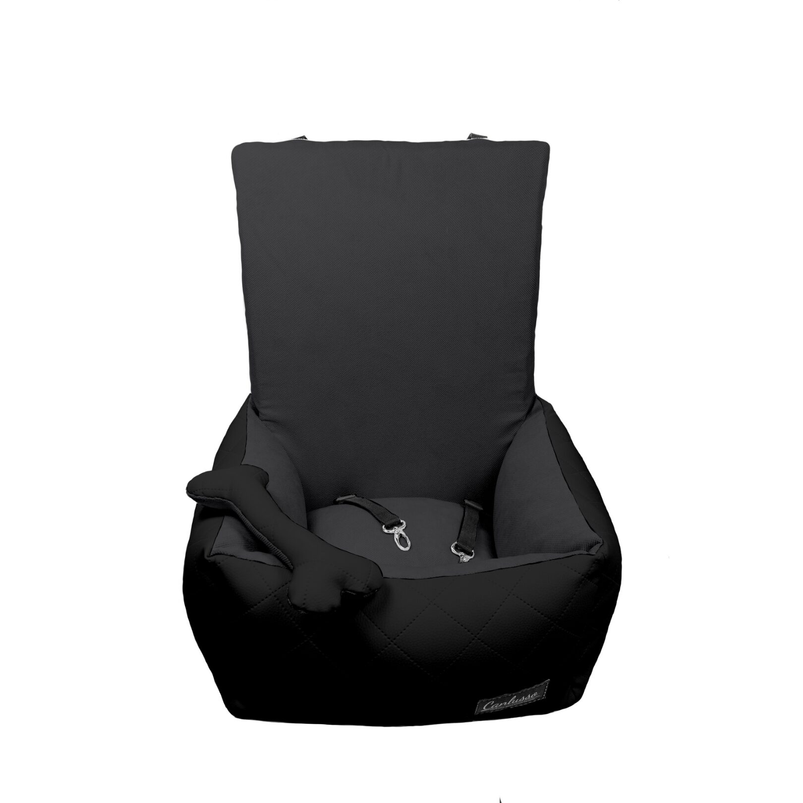 Fotelik dla małego psa - SUN - czarny - grafit