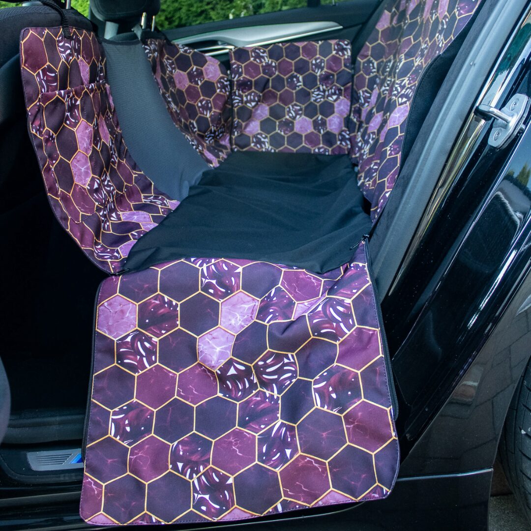 Mata dla psa do samochodu - heksagon