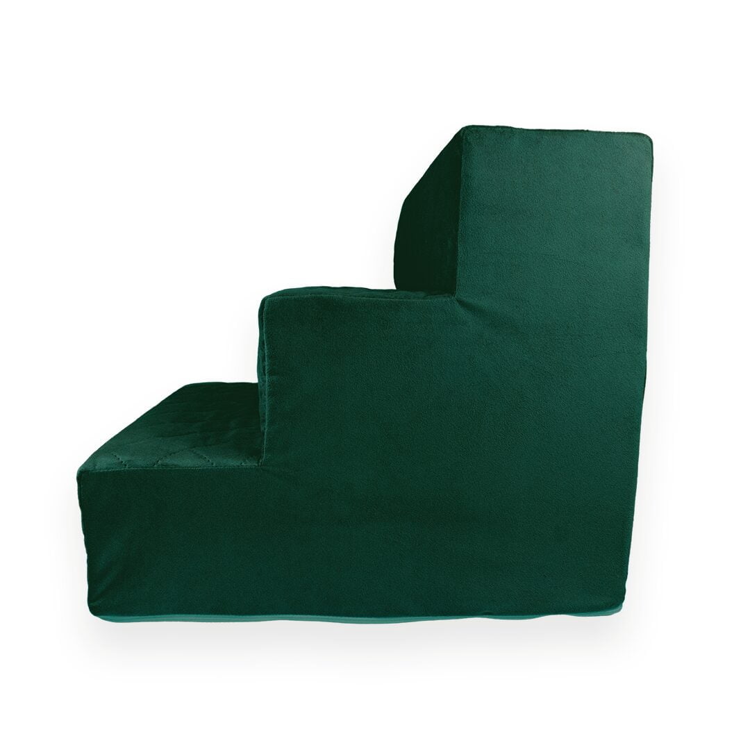 Schodki dla psa - Elegant - Butelkowa zieleń - obrazek 2