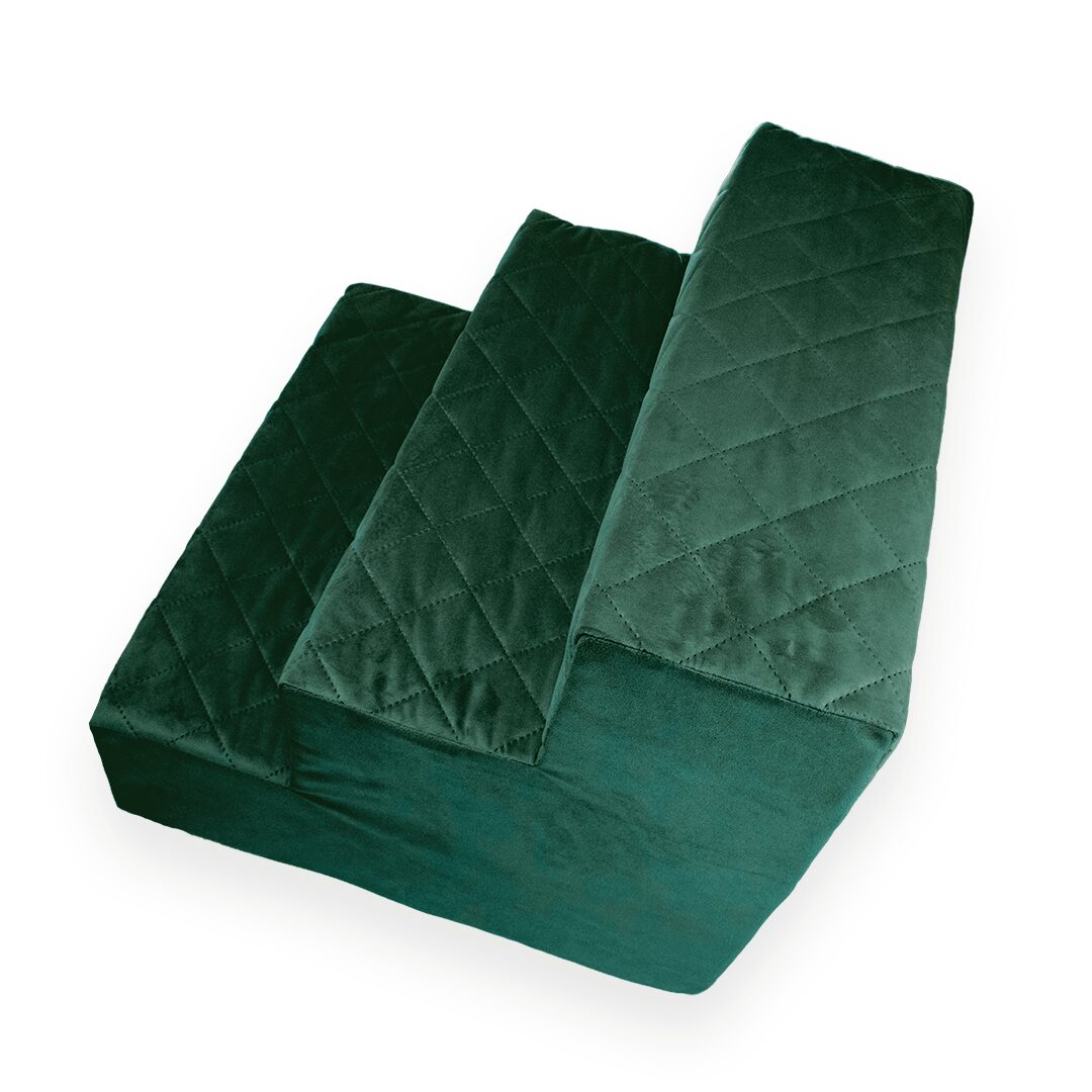 Schodki dla psa - Elegant - Butelkowa zieleń - obrazek 4