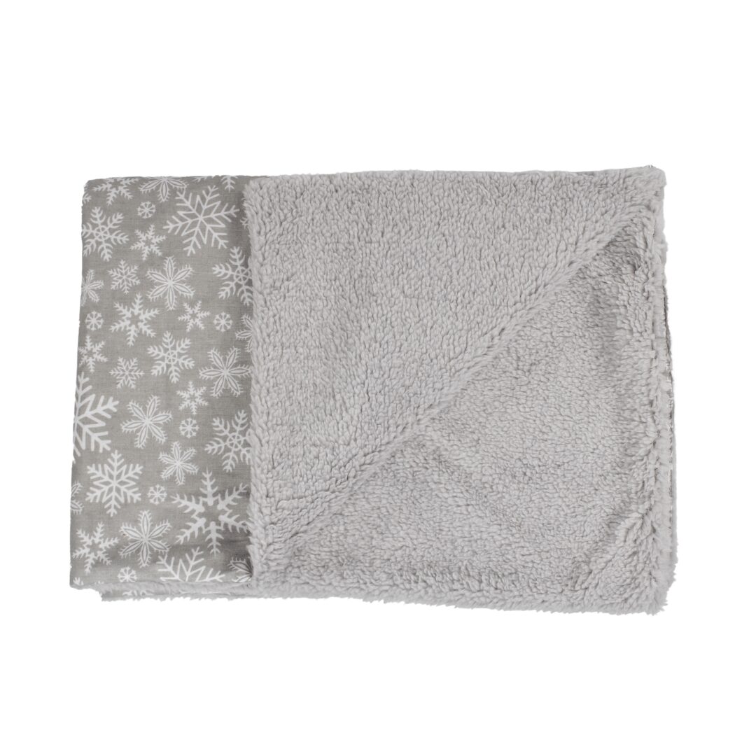 Zestaw dla psa - Christmas - płatki śniegu - szary - obrazek 4