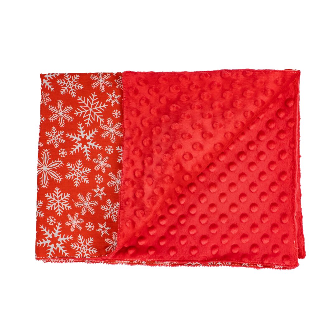 Zestaw dla psa - Christmas - płatki śniegu - czerwony - obrazek 4