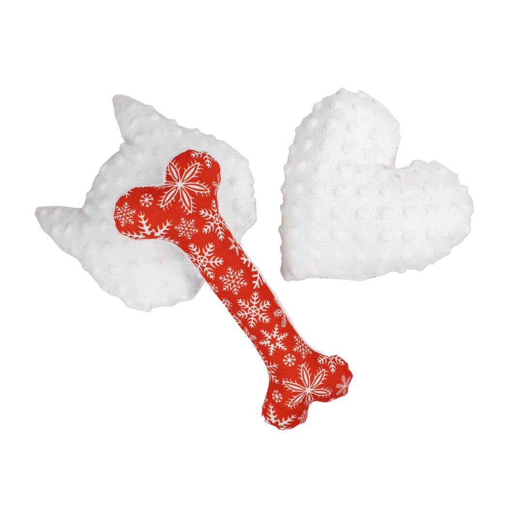 Poduszeczki - Christmas - płatki śniegu - biały - obrazek 2