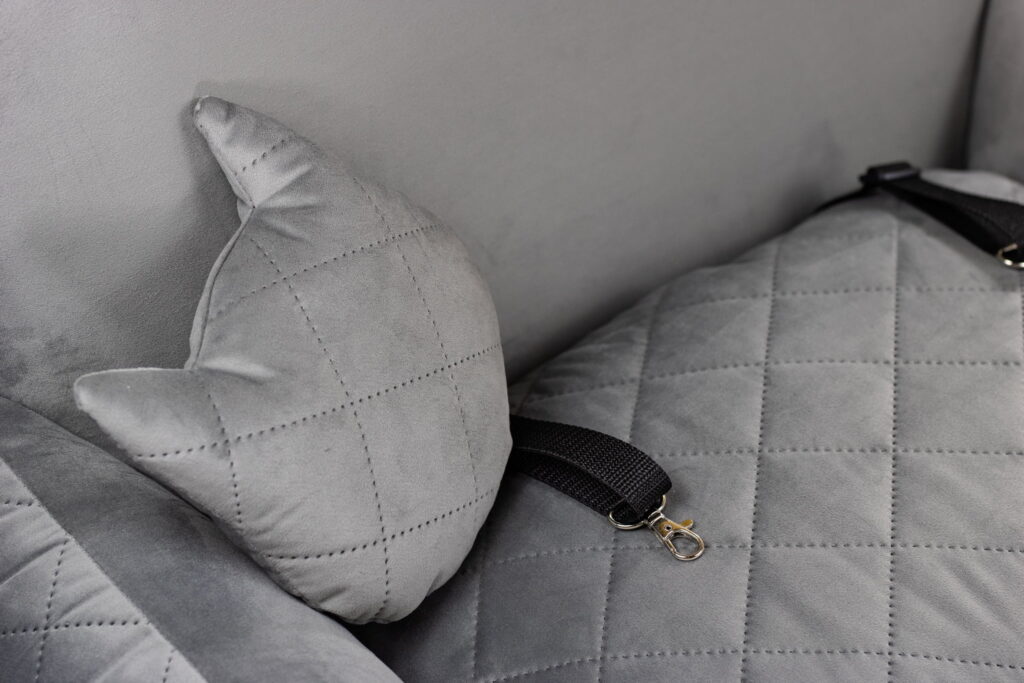 Fotelik dla psa antracytowy