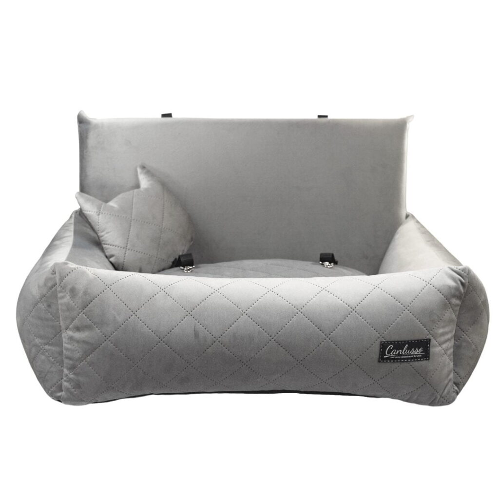 Antracytowy Fotelik dla dużego psa