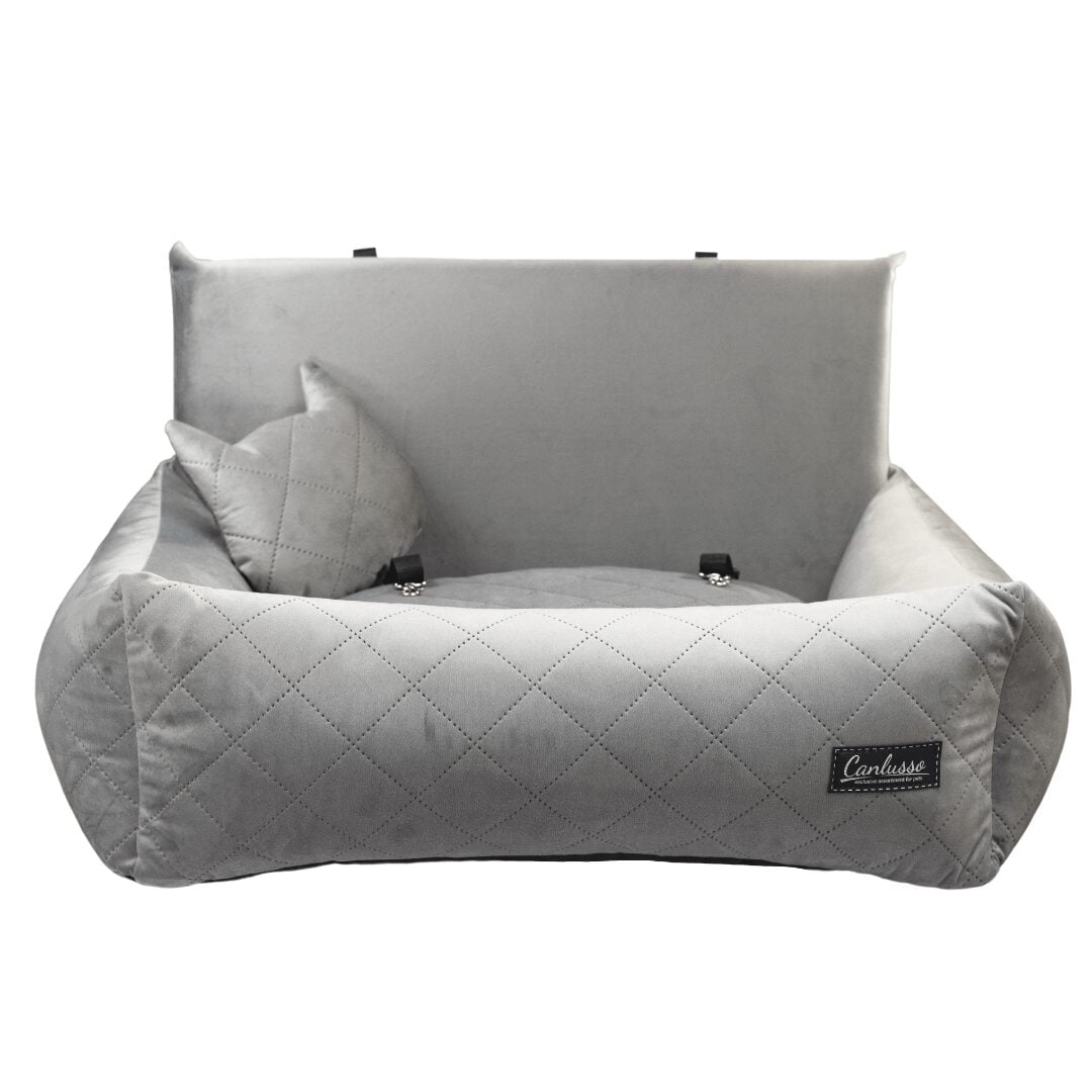 Antracytowy Fotelik dla dużego psa