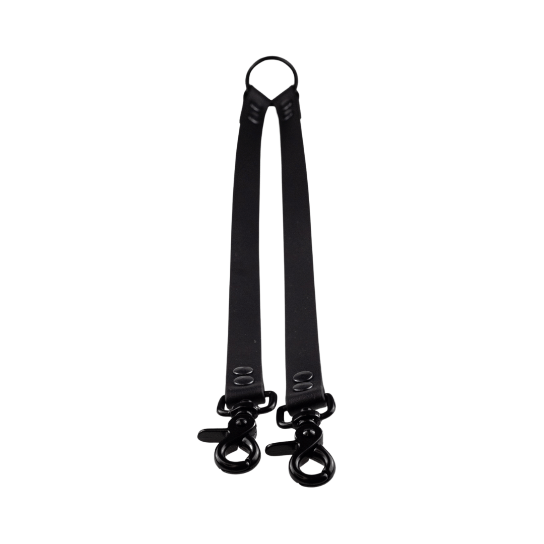 Dwójnik - BioThane - Black - Black