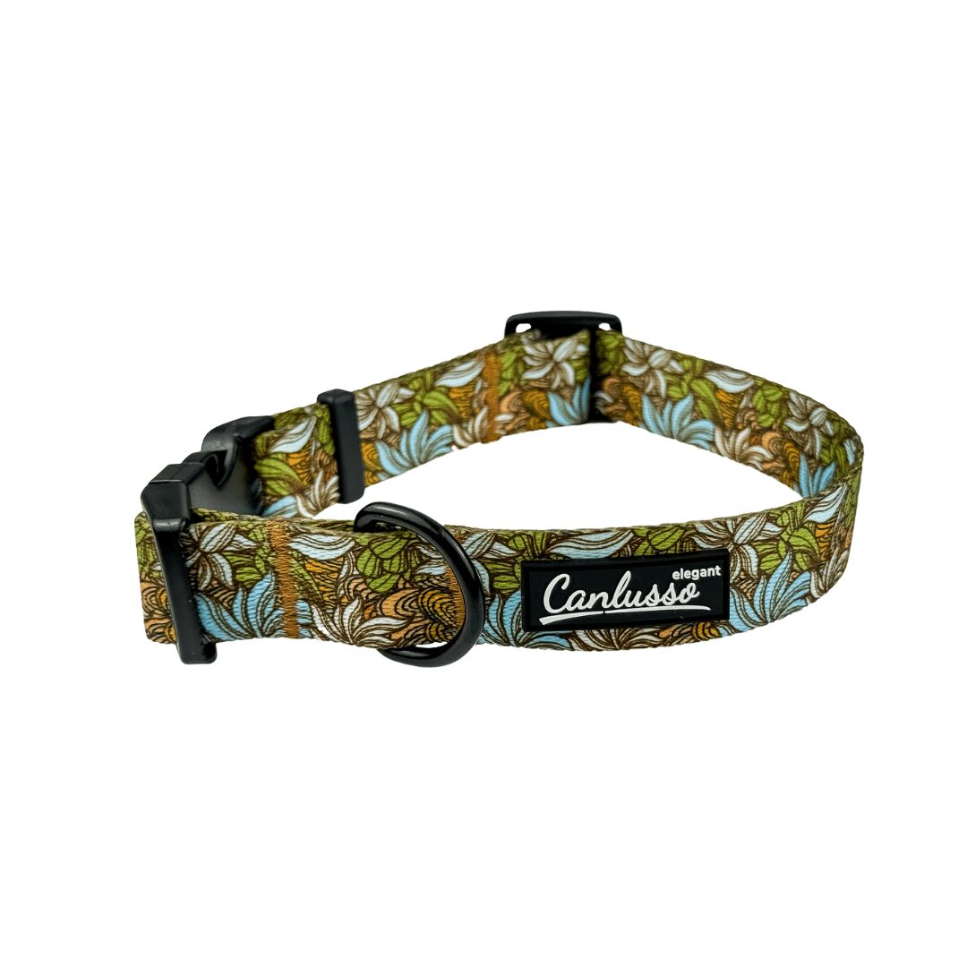 Obroża dla psa - Flowers