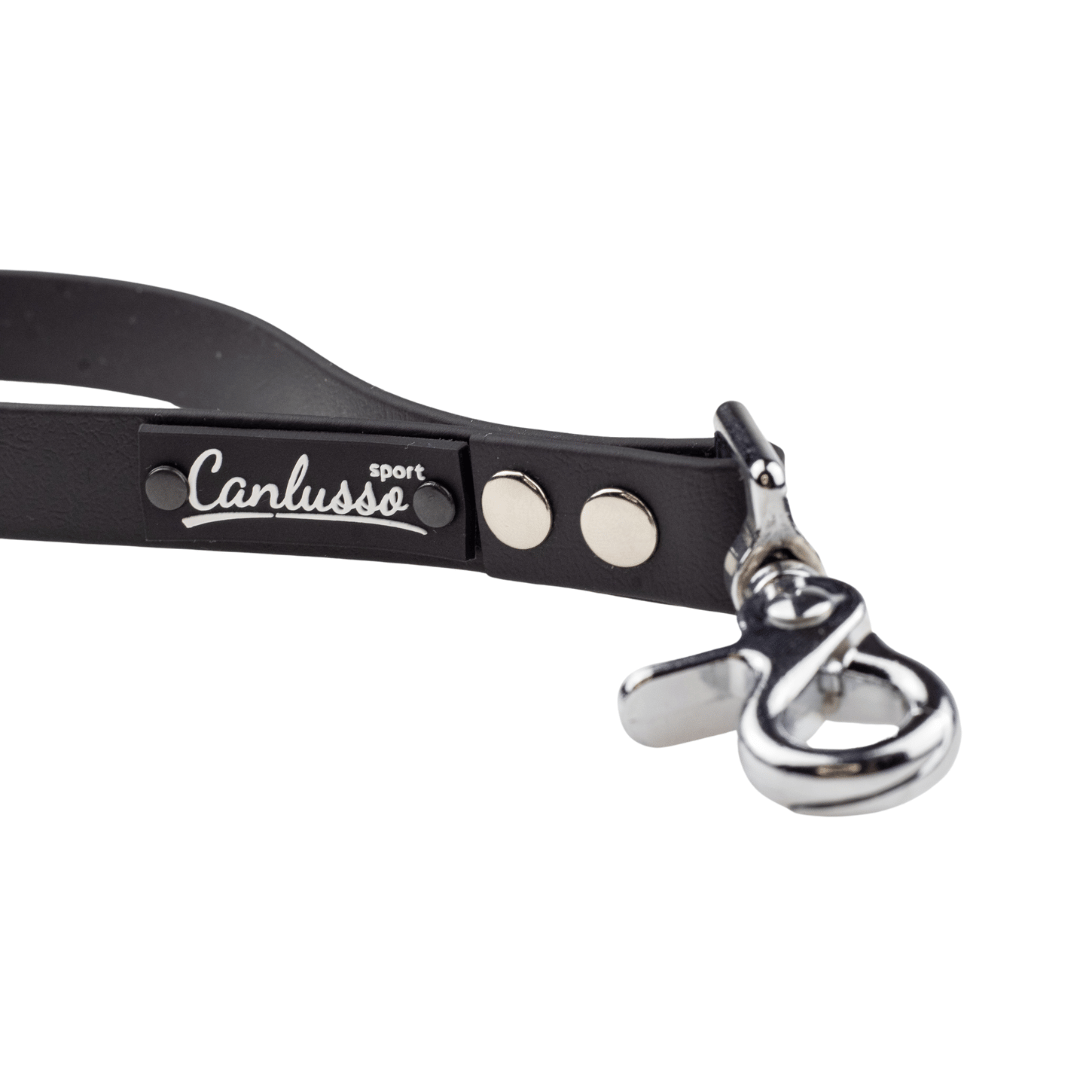 Rączka - Biothane - Black - Silver - obrazek 2