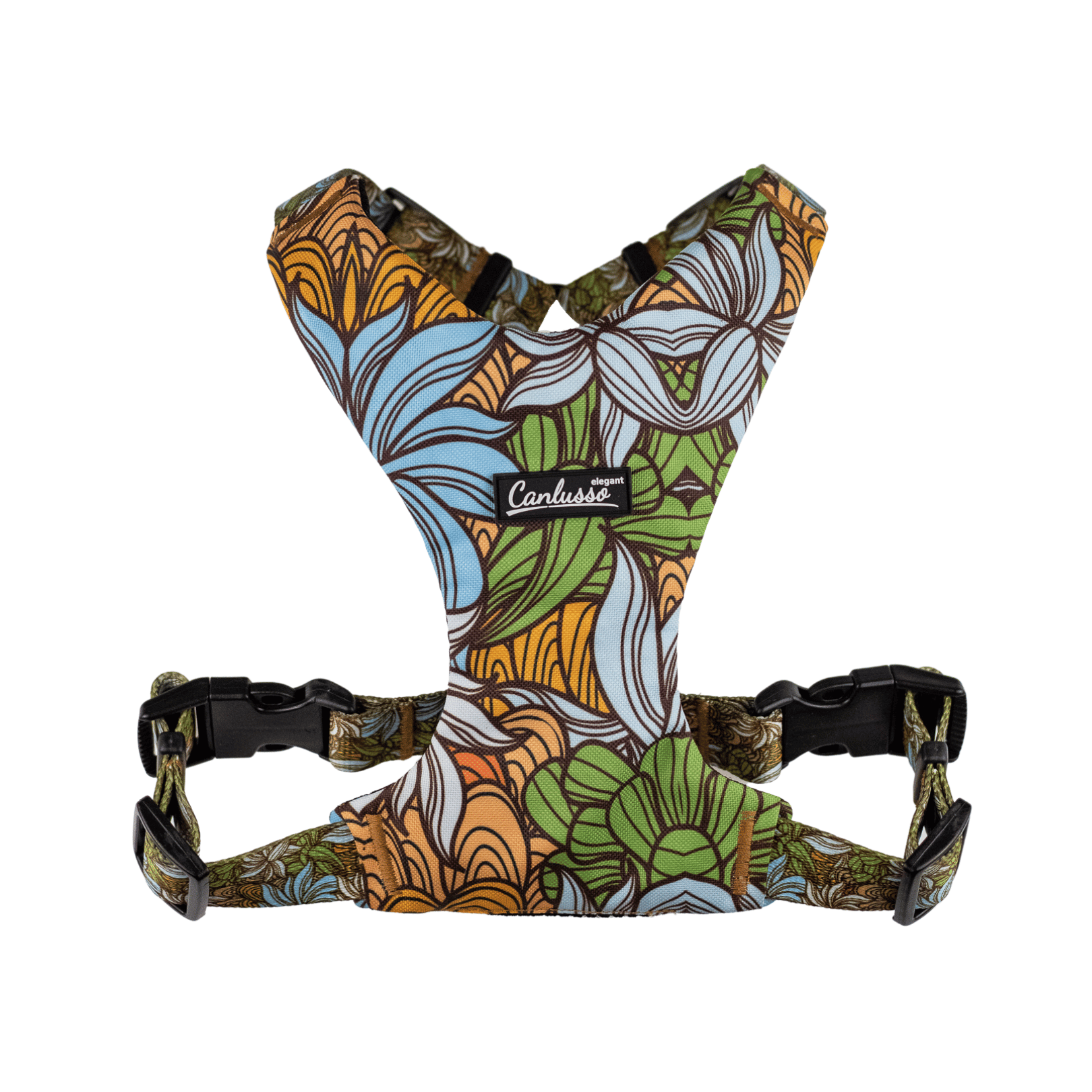 Szelki bezuciskowe dla psa - Flowers