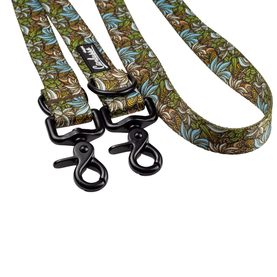 Smycz przepinana dla psa - Flowers - obrazek 2