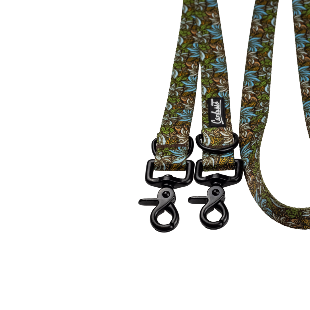 Smycz przepinana dla psa - Flowers - obrazek 3