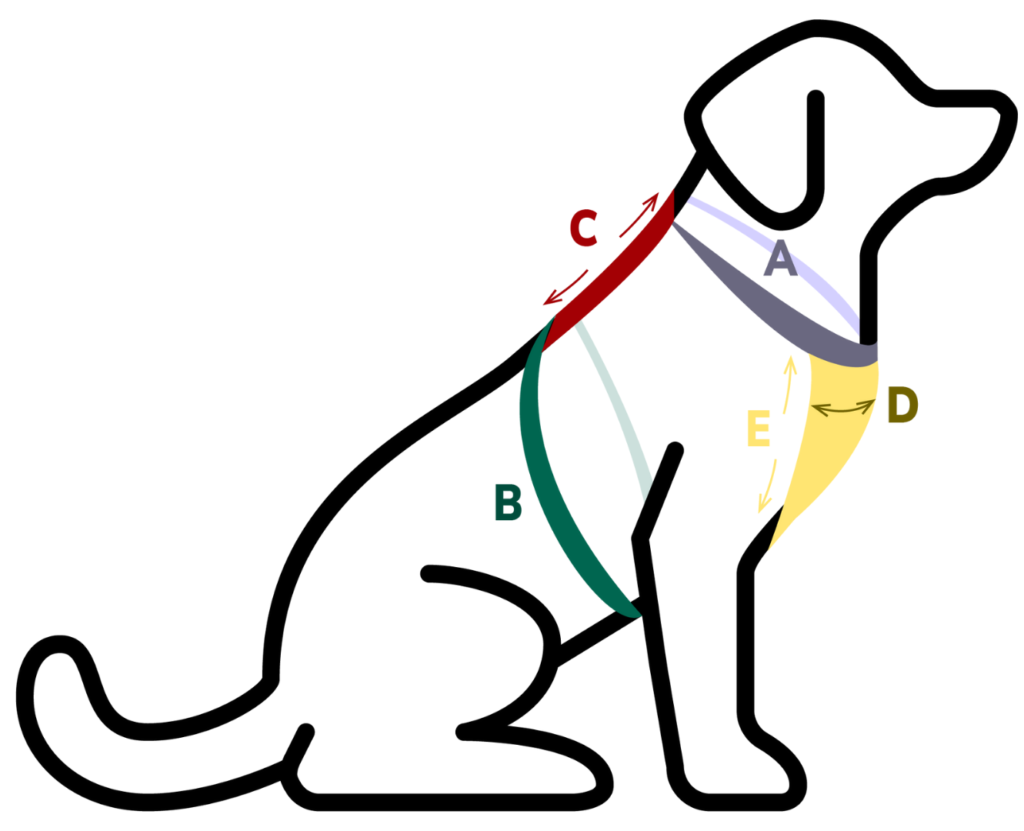 Szelki bezuciskowe dla psa - rozmiar